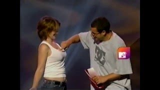 Winona Ryder and Adam Sandler at Mtv movie awards (2002)