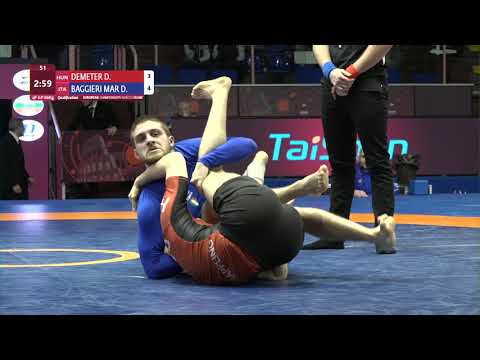 Qual. Men's GP No-Gi - 66 kg: D. DEMETER (HUN) v. D. BAGGIERI MAR (ITA)