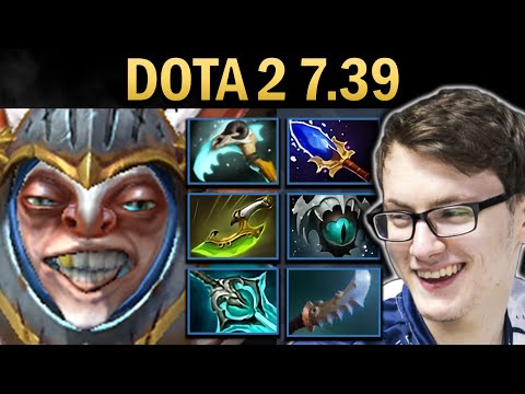 Meepo Gameplay Miracle with Skadi and Aghanims - Dota 7.39