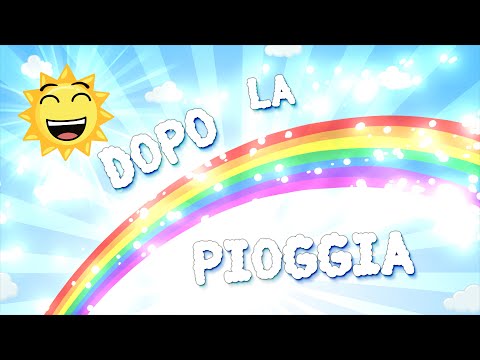 Dopo la pioggia - canzone per bambini -  testo di Gianni Rodari
