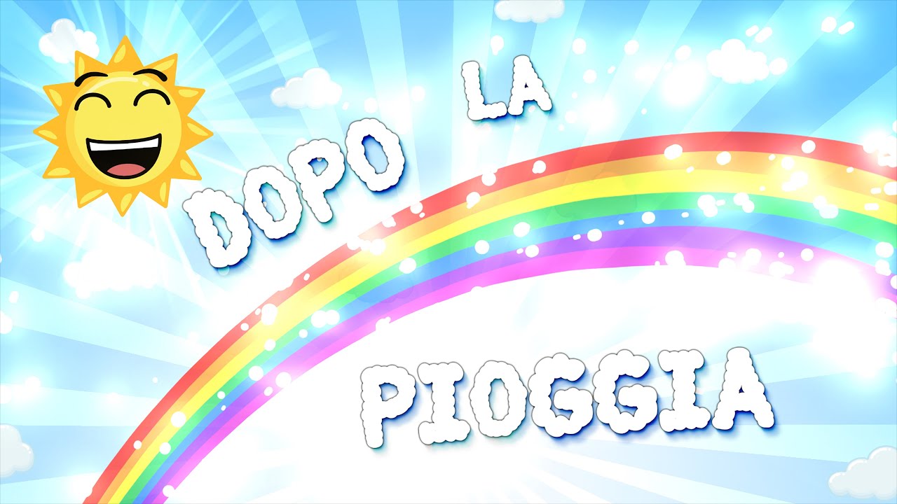 Dopo la pioggia - canzone per bambini -  testo di Gianni Rodari