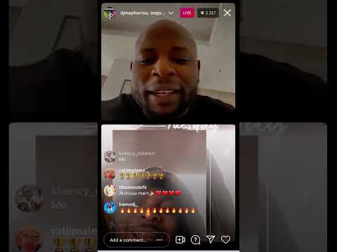 DJ Maphorisa live with Major league Bandile on Instagram playing an unreleased song