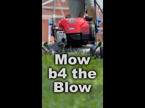 How To Short to Mow Before a HURRICANE
