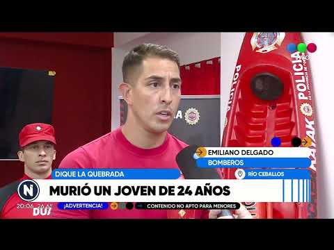 Río Ceballos,Murió ahogado un joven de 24 años