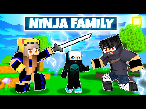 HK Frost - Adopted By NINJA FAMILY In Minecraft (Hindi)
