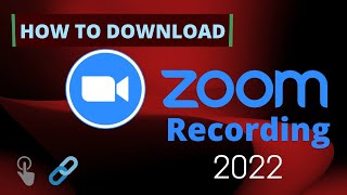 How to download video in your computer with zoom link