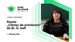 Poezia ,,Cântec de primăvară” de Șt. O. Iosif"
