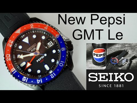 New Seiko 5 Pepsi GMT Le