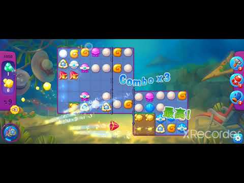 【Fishdom】スーパーハードレベル　#7050 　super hard level