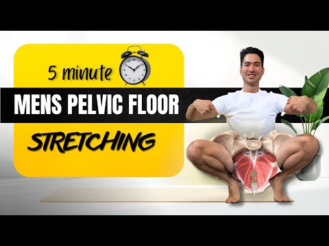 5-Minute Pelvic Floor Stretching Routine for Men | Follow Along & Release Tension