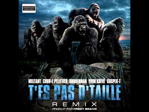 Militant, Chub-e Pelletier, Dubherman, Yvon Krevé & Suspek-t - T'es pas d'taille (REMIX)