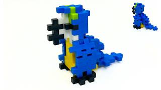 Plus-Plus Blue-and-Yellow Macaw instructions