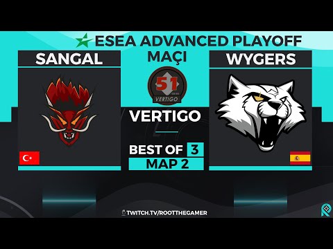 SANGAL vs. Wygers | Bo3 | ESEA Advanced Playoff | 2. Harita Vertigo