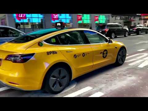 Tesla Model 3 turning heads as New York taxi