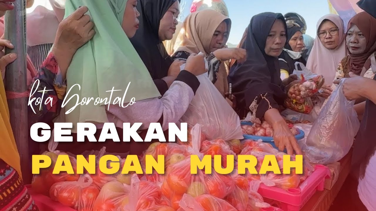 Gerakan Pangan Murah Serentak, Marten : Angka Inflasi Kota Gorontalo Terendah
