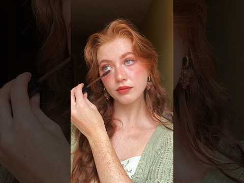 Trying the viral YSL brown mascara… redheads 🤎 brown mascara #makeup