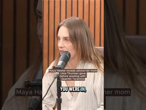 Maya Hawke révèle un conseil hilarant qu'Uma Thurman lui a donné lors de son travail avec Quentin...