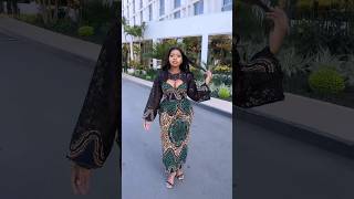 Stunning Ankara Lace Dress For Ladies #zamakalefashion #fashion #afrifashion #africanfashion