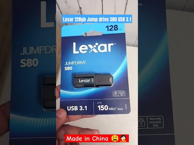 Vídeo relacionado con Lexar 32GB Pack de 3 Unidades Flash A30E USB 3.2 Gen 1, Unidad USB hasta 100MB/s, Expansión y Respaldo de Almacenamiento para Sistemas PC y Mac