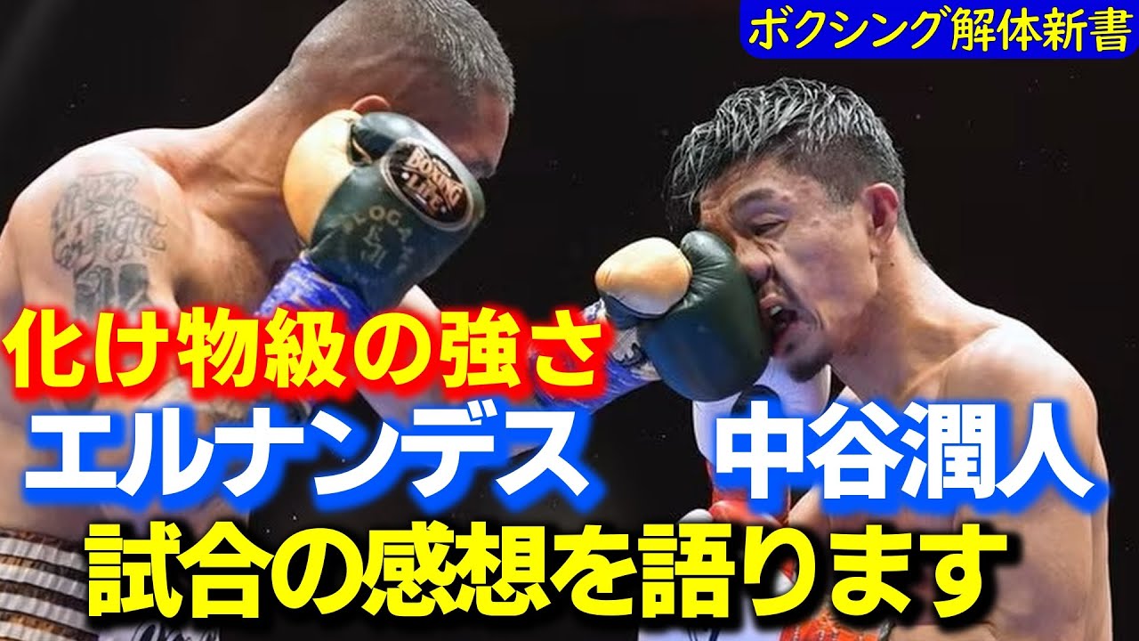 中谷潤人VSエルナンデス 化け物の強さエルナンデス 中谷は負けていたか？