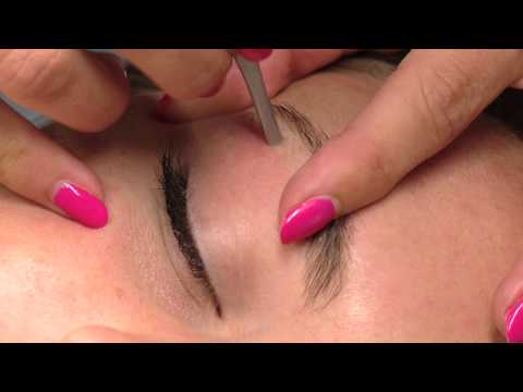How To Tweeze Eyebrows - Salon Perfect Style - Step by Step Guide - DIY