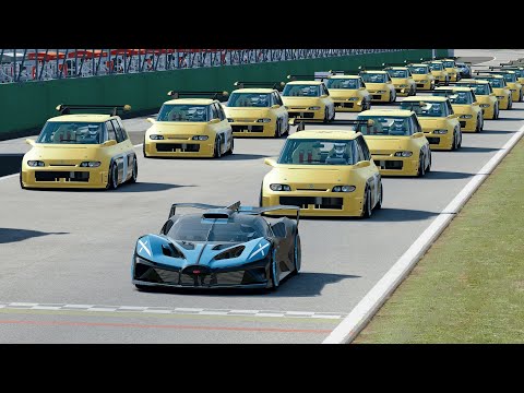 Bugatti Bolide vs Renault Espace F1 - MEGA BATTLE - Long Streaming