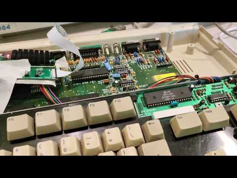 CM4 on Amiga 500 using Pistorm Classic and Pistorm32 CM4 adapter board #Amiga500 #PiStorm #robric