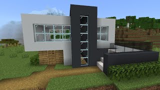Minecraft: How To Build A Survival modern house Tutorial 🏡| Minecraft new video trending | Minecraft