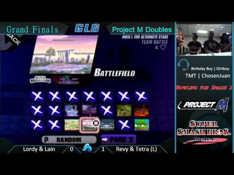 Bowling for Smash II Project M Doubles GF - Kzoo | Lordy & Lain vs. Tetraflora & Revy