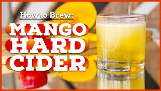 HARD MANGO CIDER [How to Make Cider at Home] 🍎🥭