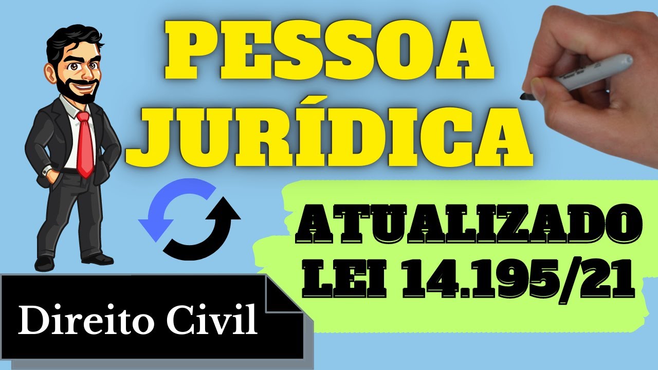 Pessoa Jurídica - Atualizado pela lei 14.195/21 (Direito Civil): Resumo Completo