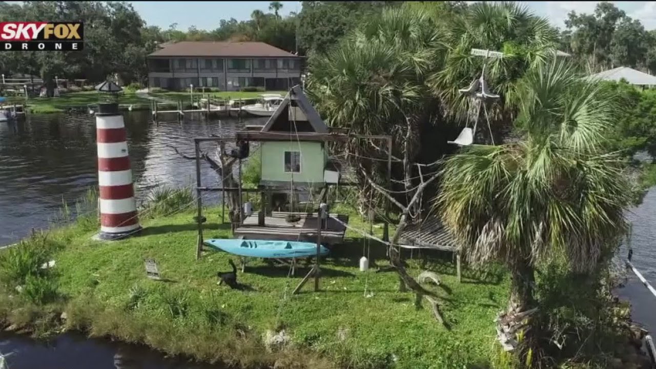 Drone Zone: Monkey Island on the Homosassa River