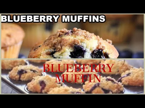 Super Easy BLUEBERRY MUFFINS recipe December 2021