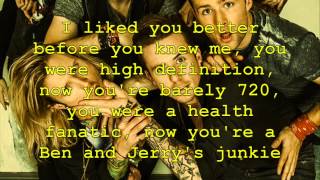 Before You Knew Me- McBusted (Lyrics)