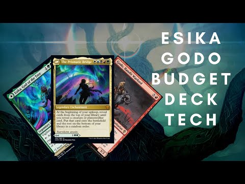 Esika god of the polymorph with the bridge and godo as the only creature in the deck