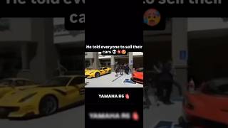 He told everyone to sell their cars #supercars #yamaha #r6 #bikelover