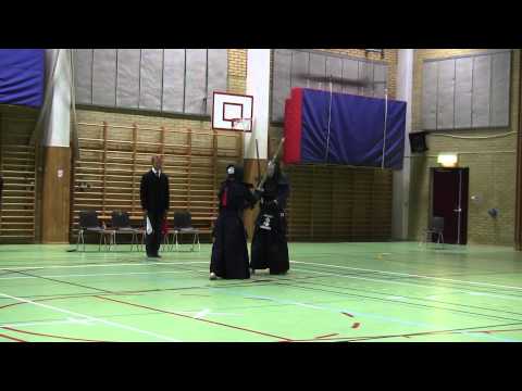 Kendo SM 2014, Men, Pool - E.Samuelsson(White) vs K.Yamazaki(Red)