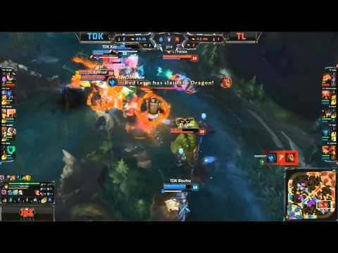 4 Man Gnar Ultimate Quas Teamfight Wombo Combo - TDK vs TL
