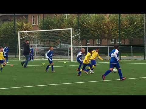Djibril Snoussi U9A Kraainem Football vs Machelen 11-11-2017