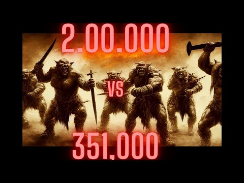 Ultimate Epic Battle Simulator 2 UEBS 2 - 2,000,000 Orc Trolls vs 350000 Modern Soldiers & 1000 Tank