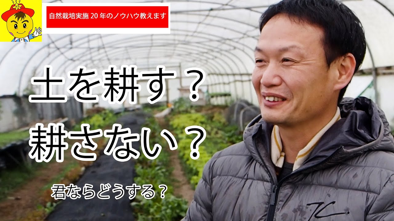 耕すか不耕起か?自然栽培の土づくり