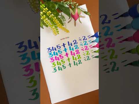 Guess Wait What ⁉️🤔#number #maths #art #shorts #satisfying #ytshorts #viral #trending #fun