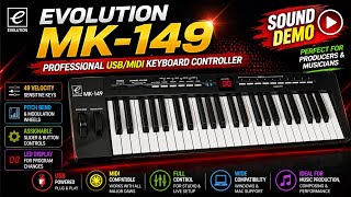 Video thumbnail for evolution mk 149 midi |evolution midi controller |Evolution by Rockstar Music Store