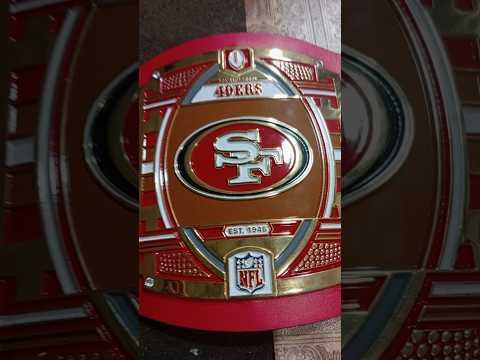 SF 49ers WWE Wrestling Belt #shorts #ytshorts #wwe