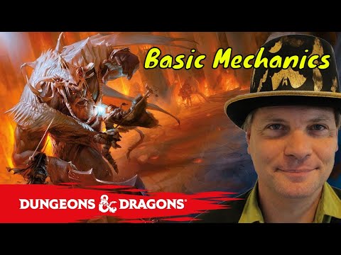 Basic Game Mechanics - Core Dungeons & Dragons 5E Rules #1 🔴#4k LIVE
