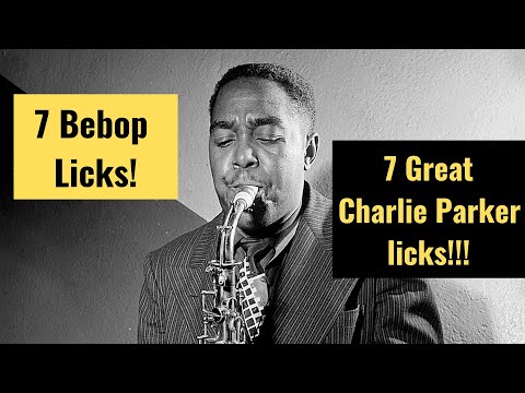 7 Great Charlie Parker licks | Charlie Parker Transcription