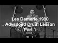 Les DeMerle Advanced Drum Lesson (Part 1 Rudiments)