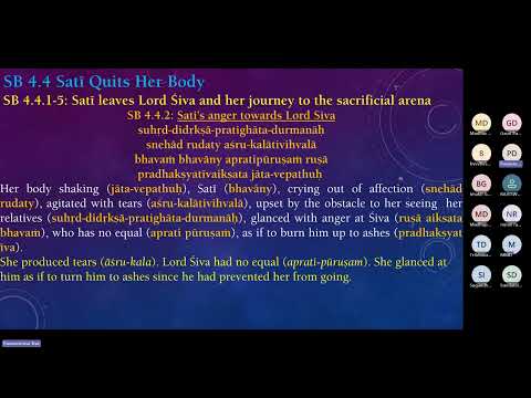 Sunday Bhakti Vaibhav 221224 SB 4.4.1-12 Not receiving respect for Lord Siva, Sati criticizes Daksa