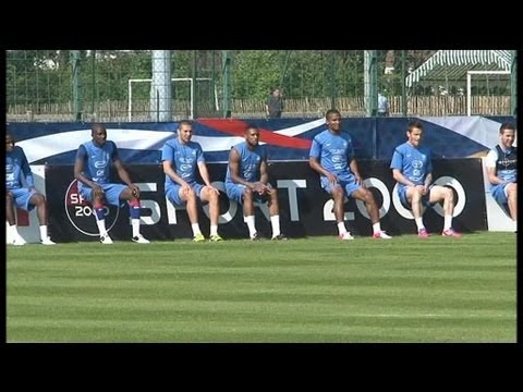 Les Bleus face à la Serbie, en match amical de préparation à l'Euro