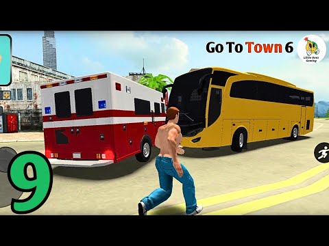 Ambulance Passanger Bus ATV Bike Police Car Helicopter & Other Driving in Open World - Go To Town 6
